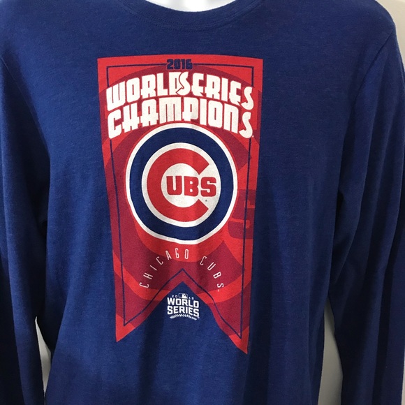 MLB 2016 World Series Chicago Cubs Shirt Size S - Picture 2 of 5